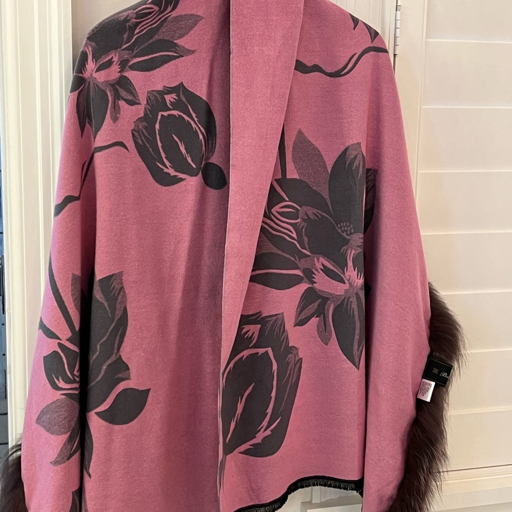 Belle Fare reversible cashmere blend